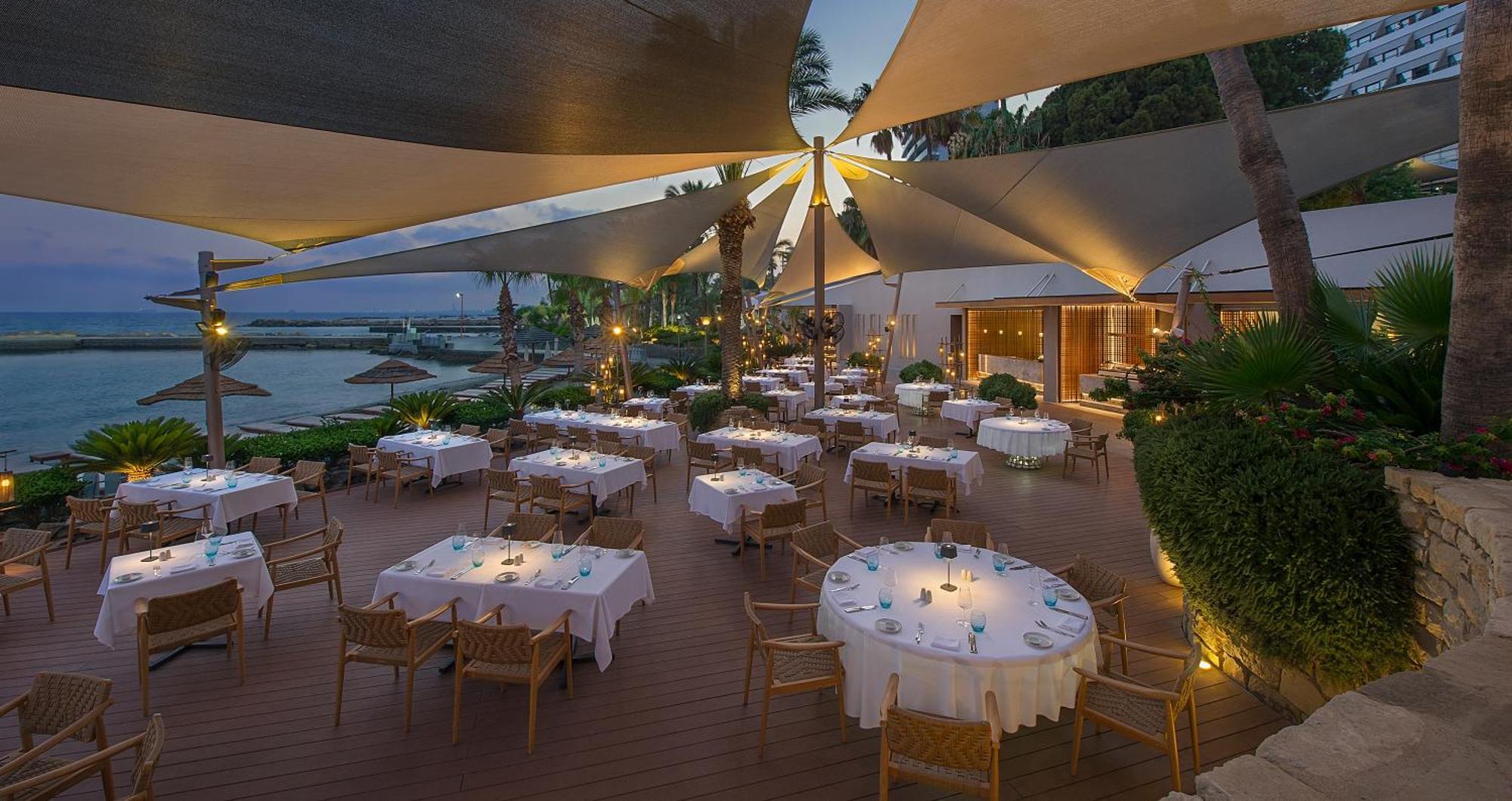 Amathus Beach Hotel Limassol Luaran gambar The Beach Club